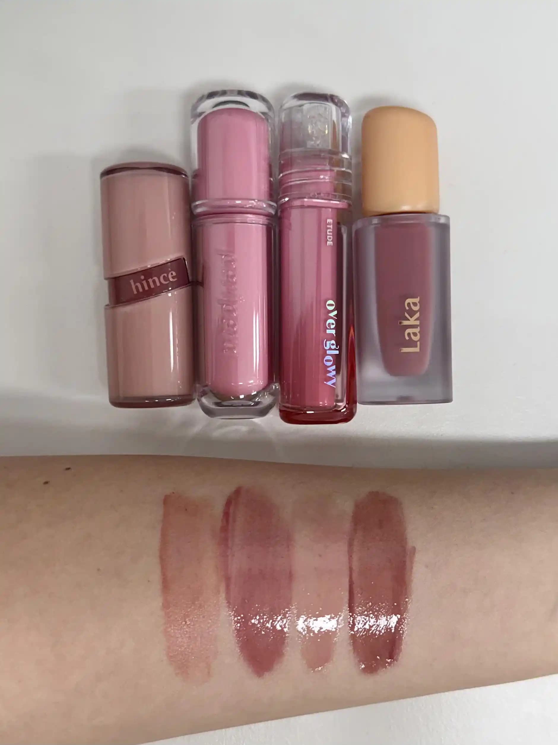 K-Beauty Dudak Tintleri: Hince, Peripera, Etude ve Laka'nın Formül ve Renk Karşılaştırması