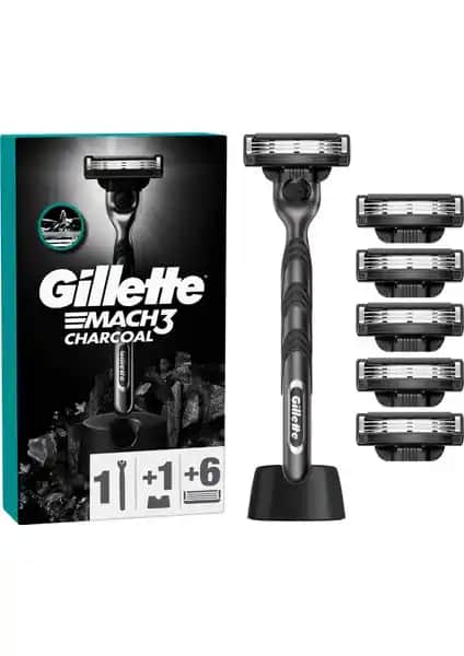 Gillette Mach3 Charcoal Tıraş Makinesi ve Yedek Bıçakları Karşılaştırması