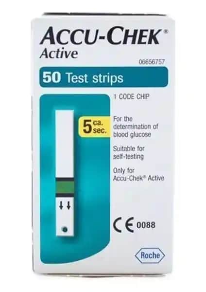 Accu-Chek Active Şerit 50 Adet Güvenilir ve Hassas Kan Şekeri Ölçüm Çözümü