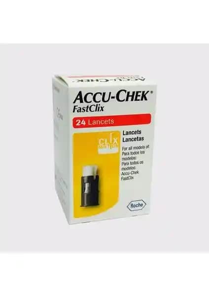 Accu-Chek Fastclix Lancets 24 Kan Şekeri Ölçüm Aksesuarı Güvenilir ve Kullanımı Kolay