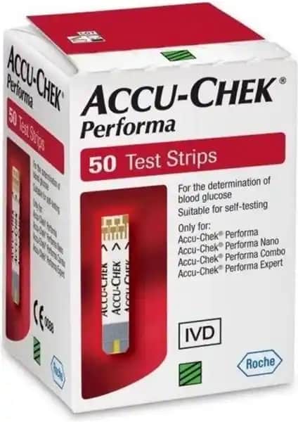 Accu-Chek Performa 50 Adet Ölçüm Çubuğu Kan Şekeri Takibi İçin Güvenilir ve Pratik Çözüm