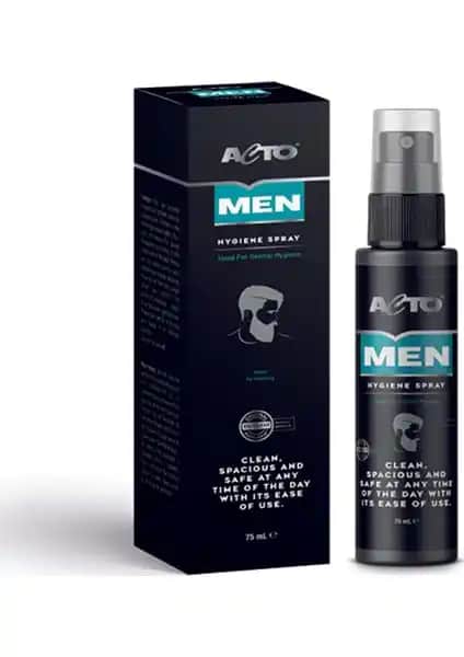 Acto Men Hijyen Spreyi Erkekler İçin Güvenli ve Pratik Dış Genital Temizlik Çözümü
