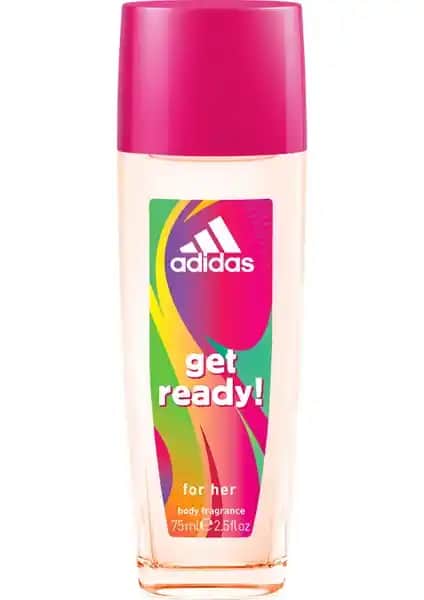 adidas Get Ready Kadın Parfümü 75 ML: Hafif ve Ferah Çiçeksi Kokusu ile Günlük Kullanım İçin Uygun