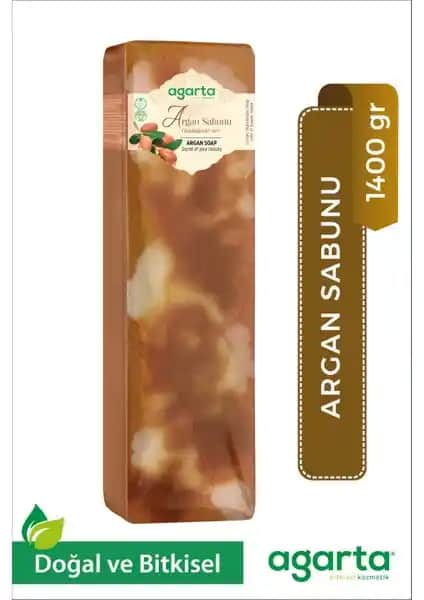 Agarta Doğal 1400 Gr El Yapımı Argan Sabunu Cilt ve Saç Bakımında Güvenilir Doğal Seçenek