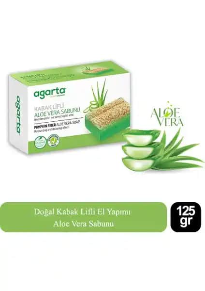 Agarta Doğal Aloe Vera ve Kabak Lifli Sabun: Doğal Cilt Bakımında Güçlü ve Etkili Çözüm
