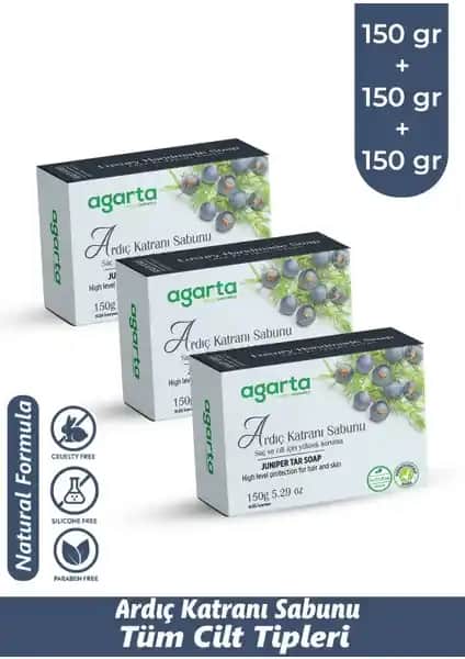 Agarta Doğal Ardıç Katranı Sabunu: Cilt ve Saç Bakımında Doğal Güç ve Güvenilirlik