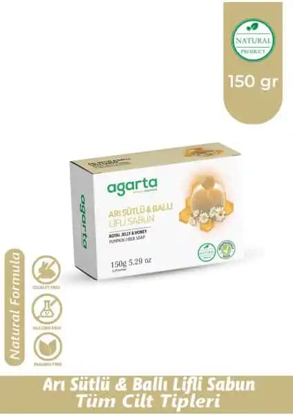 Agarta Doğal Arı Sütlü-Ballı-Lifli Sabun: Doğal İçeriklerle Güzellik ve Cilt Sağlığı
