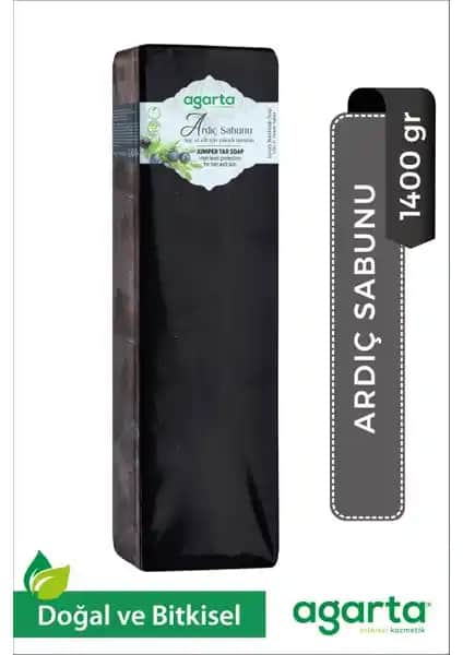 Agarta Doğal Arıç Katranı Sabun Bloğu 1400 Gr El Yapımı Güçlü Cilt ve Saç Bakımı
