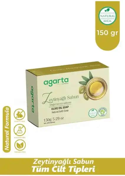 Agarta Doğal El Yapımı Zeytinyağlı Sabun: Cilt ve Saç Bakımında Güvenilir Doğal Seçenek