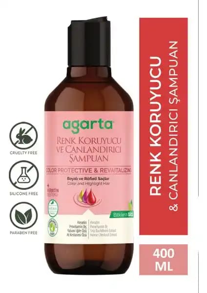 Agarta Doğal Renk Koruyucu ve Canlandırıcı Şampuan Saç Sağlığı ve Parlaklık İçin Güvenilir Alternatif