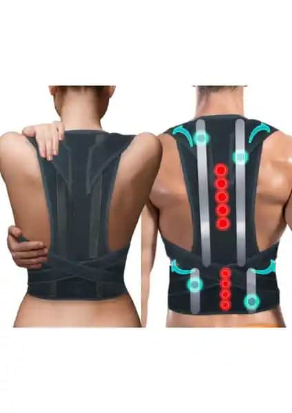 Akselife Manyetik Çift Balenli Dik Duruş Korsesi: Günlük Kullanım İçin Güçlü ve Konforlu Destek