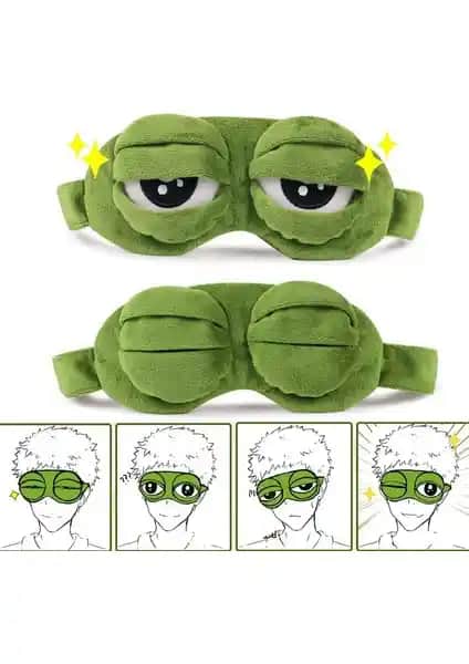 Aksh Naruto Kurbağa Uyku Göz Bandı: Konfor ve Estetik Sunan Seyahat Maskesi