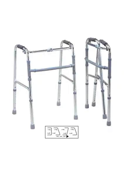 Alüminyum Katlanabilir Hareketli Yürüteç: Hafif ve Ayarlanabilir Destek Aracı