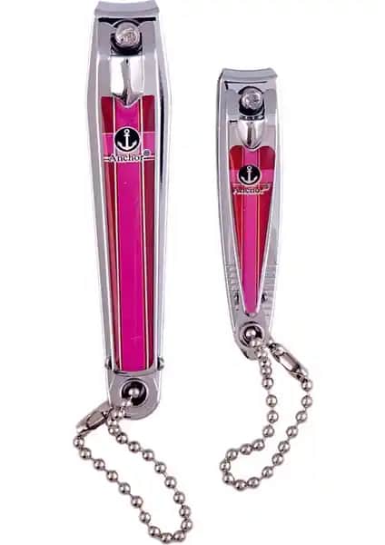 Anchor Pembe Tırnak Makası El ve Ayak 2'li Seti: Estetik ve Dayanıklı Tırnak Bakım Ürünü