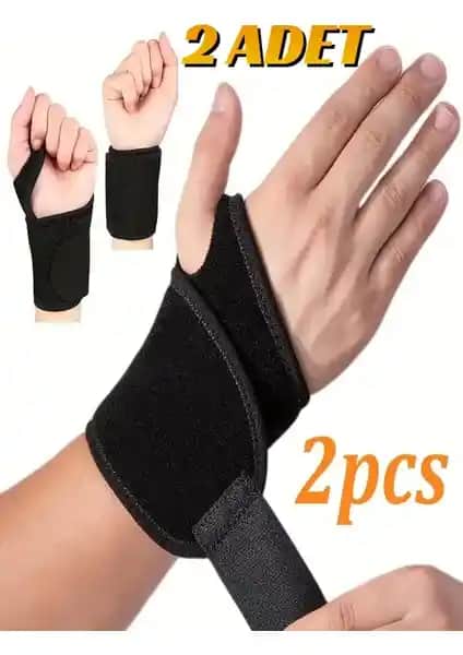 Ankaflex 2 Adet Exp Medikal Ortopedik Spor Bandi ile Bilek Destek ve Immobilizasyon