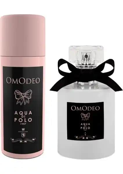 Aqua Di Polo 1987 Omodeo Kadın Parfüm ve Deodorant Seti Zarafet ve Güven Simgeleyen Kokular