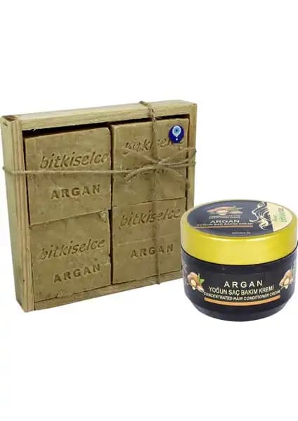 Argan Yağı İçeren Doğal Saç ve Cilt Bakım Seti | Güçlendirici ve Yenileyici Ürünler