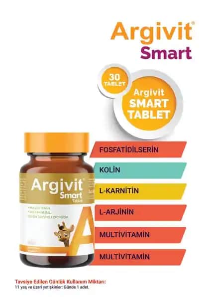 Argivit Smart Tablet: Sağlıklı Yaşam İçin Zengin İçeriğe Sahip Güvenilir Takviye Ürünü
