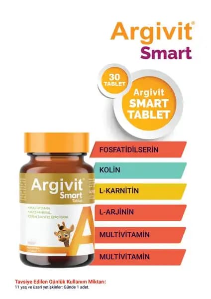 Argivit Smart Tablet: Sağlıklı Yaşam İçin Zengin İçeriğe Sahip Güvenilir Takviye Ürünü