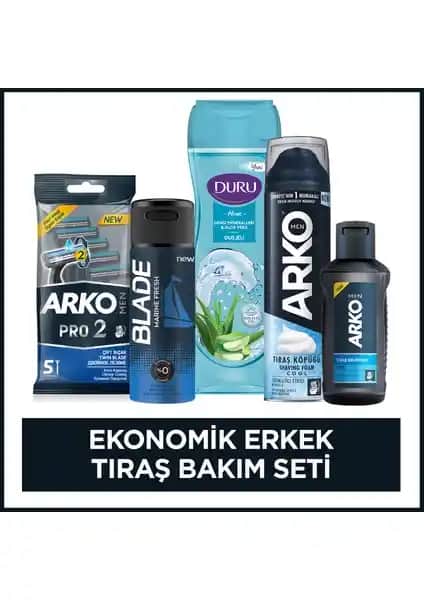 Arko Ekonomik Erkek Tıraş Bakım Seti: Günlük Bakım İçin Pratik ve Ekonomik Çözüm