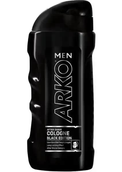Arko Men Black Edition Traş Kolonyası 200ml Erkek Bakımında Modern ve Kalıcı Koku Sunar