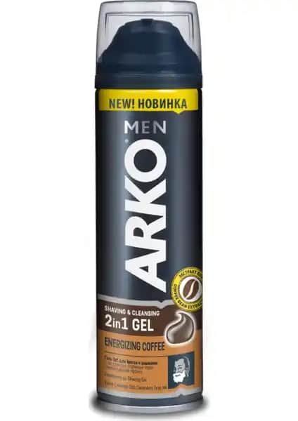 Arko Men Coffee Tıraş Jel 200 ml Erkek Bakımında Canlandırıcı ve Enerji Verici Özellikleri