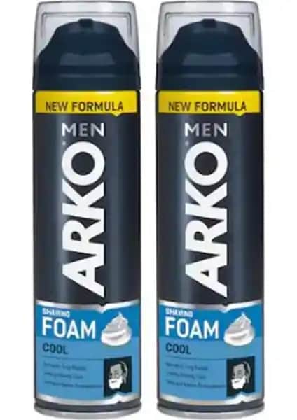 Arko Men Tıraş Köpüğü Cool 200 ml Çift Paket Erkek Bakımında Yeni Dönem