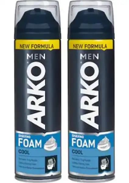 Arko Men Tıraş Köpüğü Cool 200 ml Çift Paket Erkek Bakımında Yeni Dönem