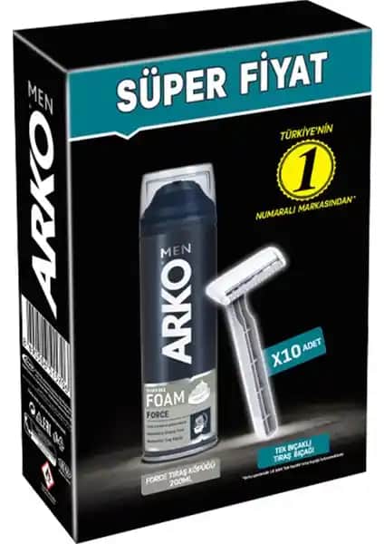 Arko Men ve Force Köpük Pro ile Güvenilir ve Konforlu Günlük Tıraş Deneyimi