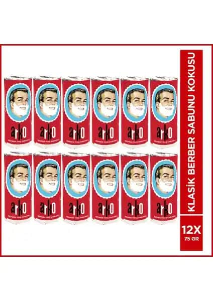 Arko Tıraş Sabunu 12x75 gr: Geleneksel ve Ekonomik Tıraş Sabunu İncelemesi ve Kullanıcı Yorumları