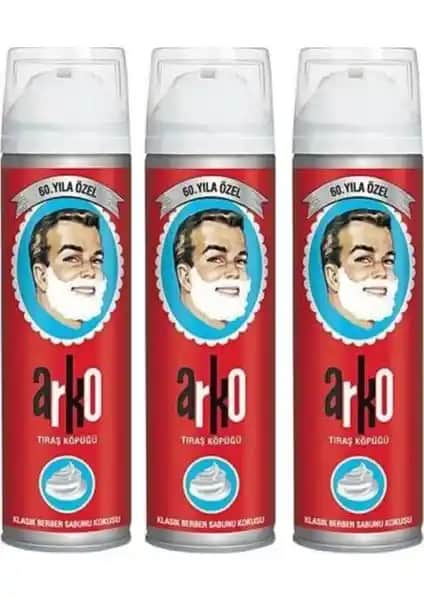 Arko Traş Köpüğü 200 ml Efsane Koku ile Yumuşak ve Rahat Tıraş Deneyimi
