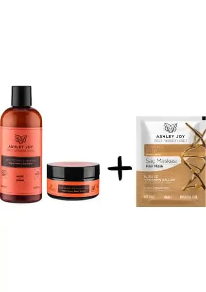 Ashley Joy Yoğun Onarıcı Serisi Saçlar İçin Güçlendirici ve Yenileyici Bakım Seti