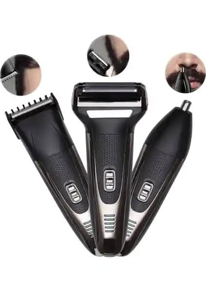 Ataşbey A3IN1 Profesyonel Traş Makinesi Seti - Çok Fonksiyonlu ve Hassas Kesim Özelliğiyle