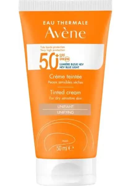 Avene Creme Teintee SPF 50 Renkli Güneş Koruyucu Krem Cilt Koruma ve Makyaj Altı Ürünü