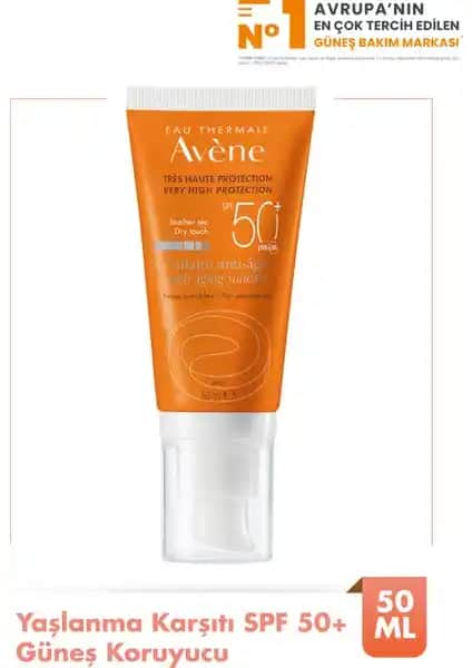 Avene Solaire Anti-Age SPF 50+ Güneş Koruyucu: Hassas ve Yaşlanma Karşıtı Günlük Kullanım
