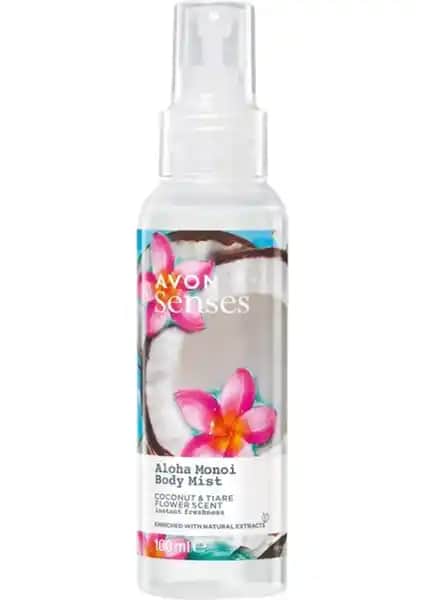Avon Aloha Monoi Hindistan Cevizi ve Taç Çiçeği Kokulu Vücut Spreyi Özellikleri ve Kullanım Rehberi