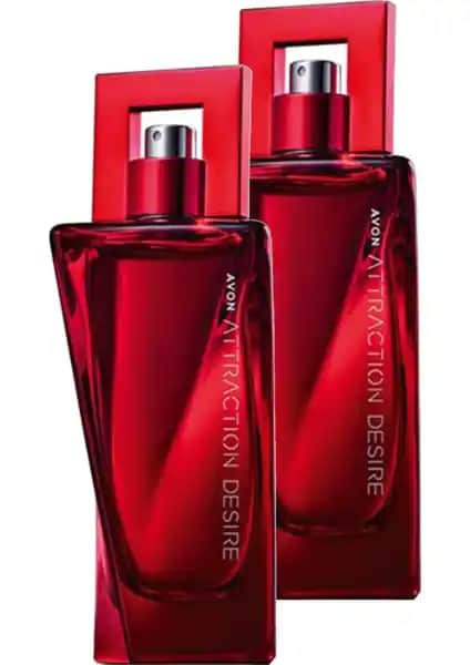 Avon Attraction Desire Kadın Parfüm Edp 50 Ml İkili Set Çekicilik ve Zarafetin Buluşması