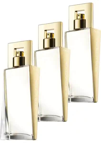Avon Attraction Kadın Parfüm Edp 50 Ml Üçlü Set: Çekicilik ve Kendine Güvenin Simgesi