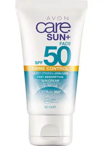 Avon Care Sun+ Shine Güneş Kremi SPF50 ile Günlük Güneş Koruma ve Cilt Bakımı