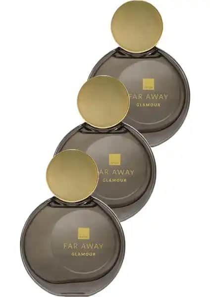Avon Far Away Glamour Kadın Parfüm Edp 50 ml Üçlü Set ile Çekiciliğinizi Artırın