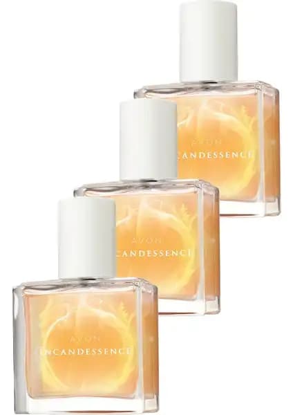 Avon Incandessence Kadın Parfüm Edp 30 Ml Üçlü Set Zarif ve Enerjik Çiçeksi Koku Deneyimi