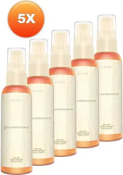 Avon Incandessence Kadın Vücut Spreyi Beşli Seti: Kalıcı ve Ferah Çiçek Kokuları