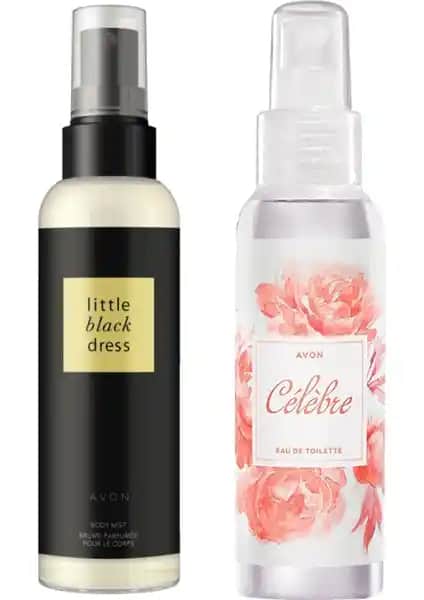 Avon Little Black Dress ve Celebre Kadın Vücut Spreyi Paketi ile Günlük Şıklık ve Ferahlık