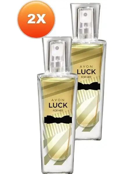 Avon Luck Kadın Parfüm Edp 30 Ml Ikili Set Modern ve Kalıcı Çiçeksi Koku Önerisi