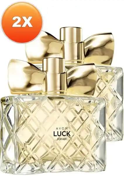 Avon Luck Kadın Parfüm Edp 50 Ml Ikili Set Zarif ve Kalıcı Koku Deneyimi