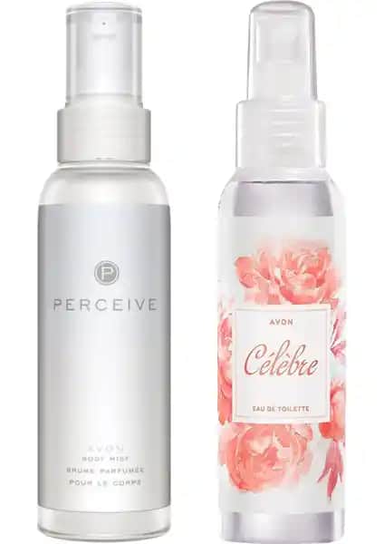 Avon Perceive ve Celebre Kadın Vücut Spreyi Paketi Günlük Kullanım İçin Uygun