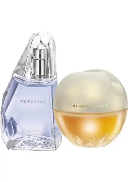 Avon Perceive ve Incandessence Kadın Parfüm Seti: Kalıcı ve Şık Kokularla Kendini İfade Et
