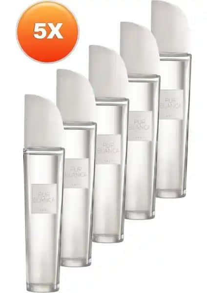Avon Pur Blanca Kadın Parfüm Beşli Set 50 Ml Zarif ve Kalıcı Çiçek Kokusu
