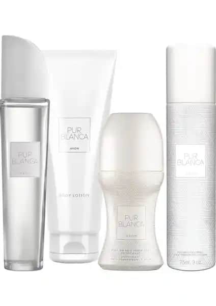Avon Pur Blanca Kadın Parfüm Seti: Zarif ve Romantik Çiçeksi Koku Deneyimi