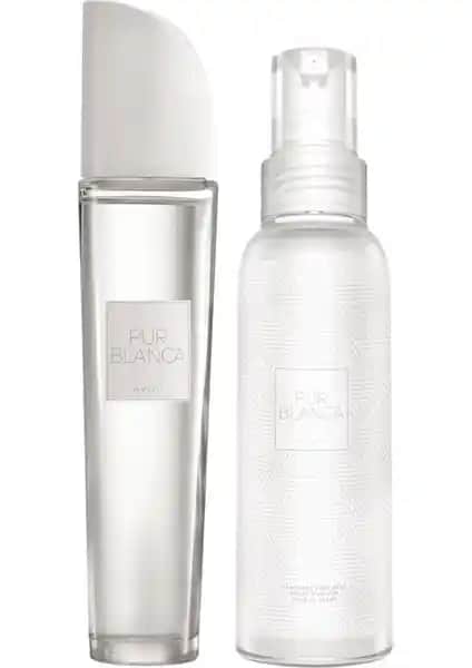 Avon Pur Blanca Kadın Parfüm ve Vücut Spreyi Seti Zarif ve Ferah Tasarımıyla Günlük Kullanım İçin Uygun